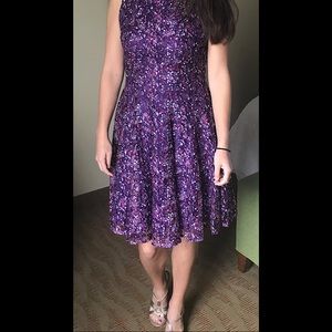 Women’s Purple Floral Dress
